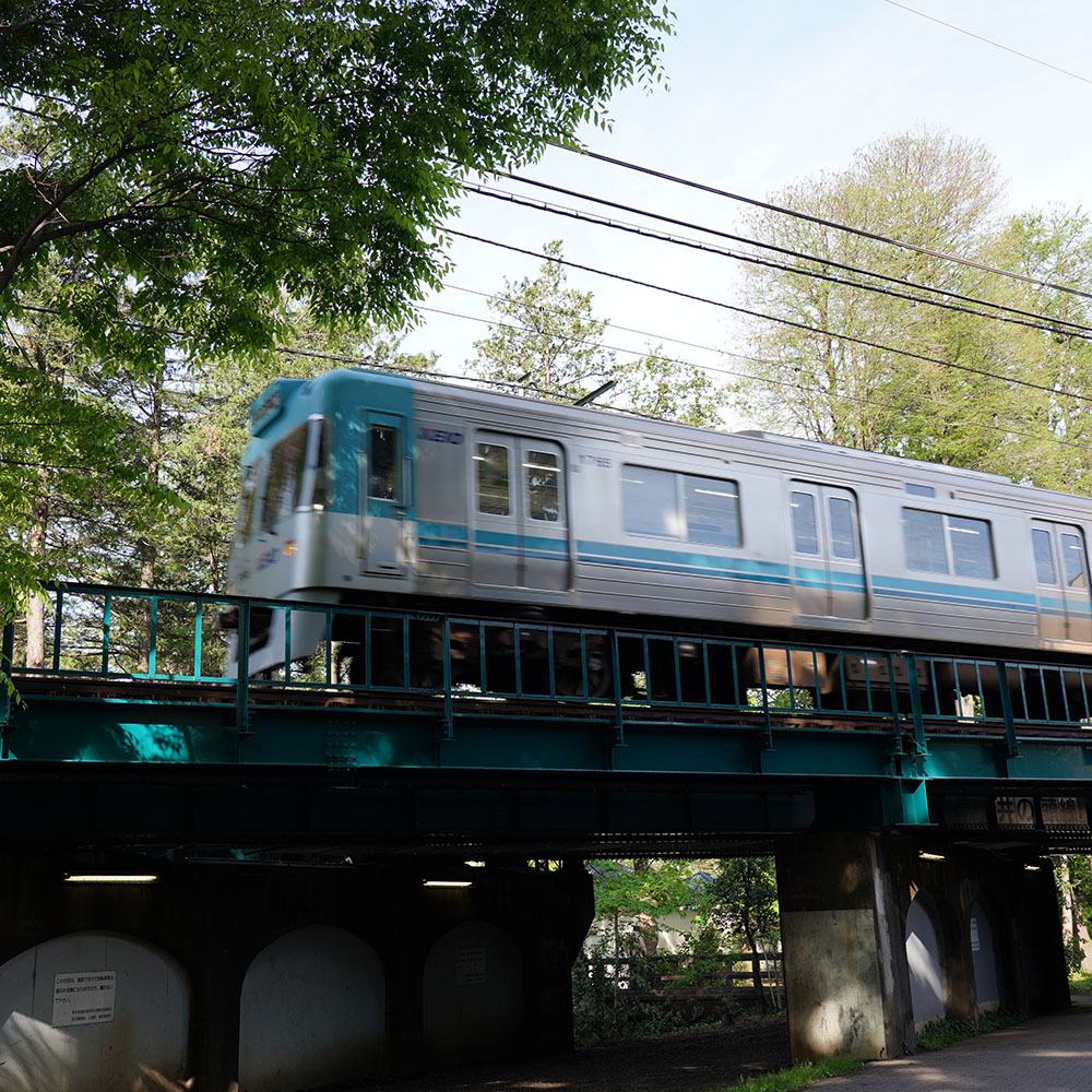 井之頭公園駅手前の高架